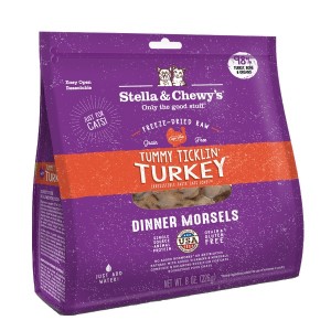 Stella & Chewy’s Cat Freeze-Dried Tummy Ticklin' Turkey Dinner Morsels